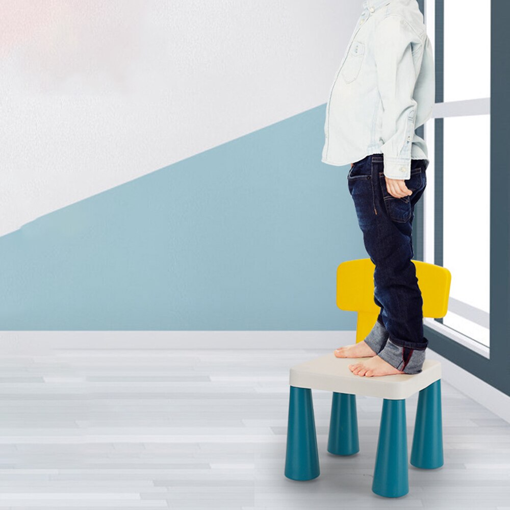 Children's Stool Small Bench Plastic Simple Stool Anti-Skid Kindergarten Stool Thickening Children'S Stool for Shoes Short Stool