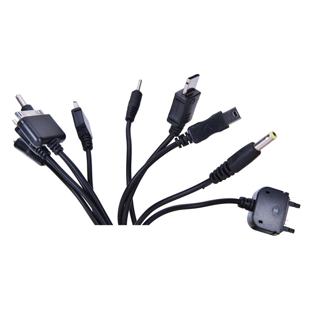 10 In 1 Retractable USB 2.0 Cable Multifunction USB Charger Cable 10 In 1 Multi Charger cables