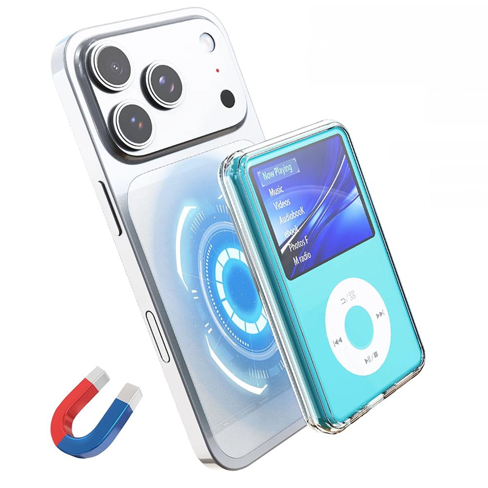 Capa Magnética TPU para INNIOASIS Y1 com Suporte Magsafe, Capa Magnética Ultrafina Transparente e Macia, Capa Portátil para MP3 Player: Default Title