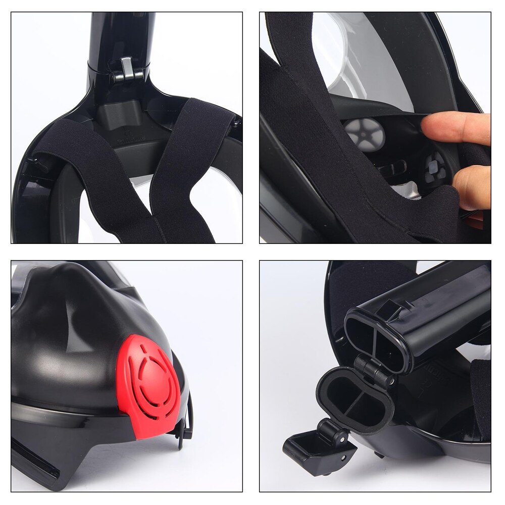 Snorkeling Diving Mask Full Face Water Mask Detachable Dry Summer Swimming Training Scuba Anti-fog Under Water Snokel Mask