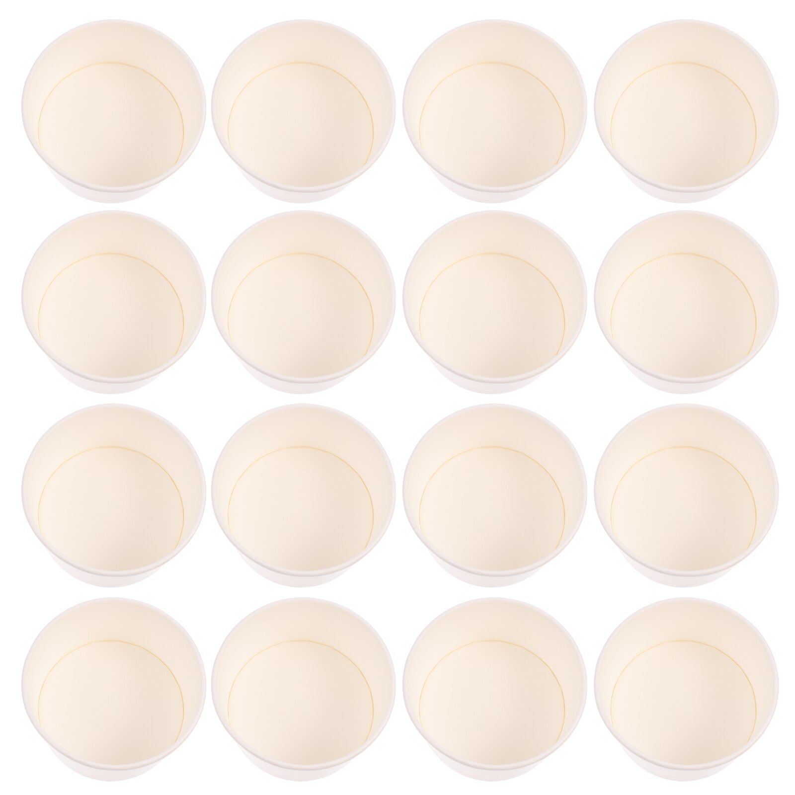 100Pcs Dessert Container Papier Praktische Duurzaam Pudding Cup Ijs Cup Voor Bakken Winkel Winkel: 9.5x5.3cm