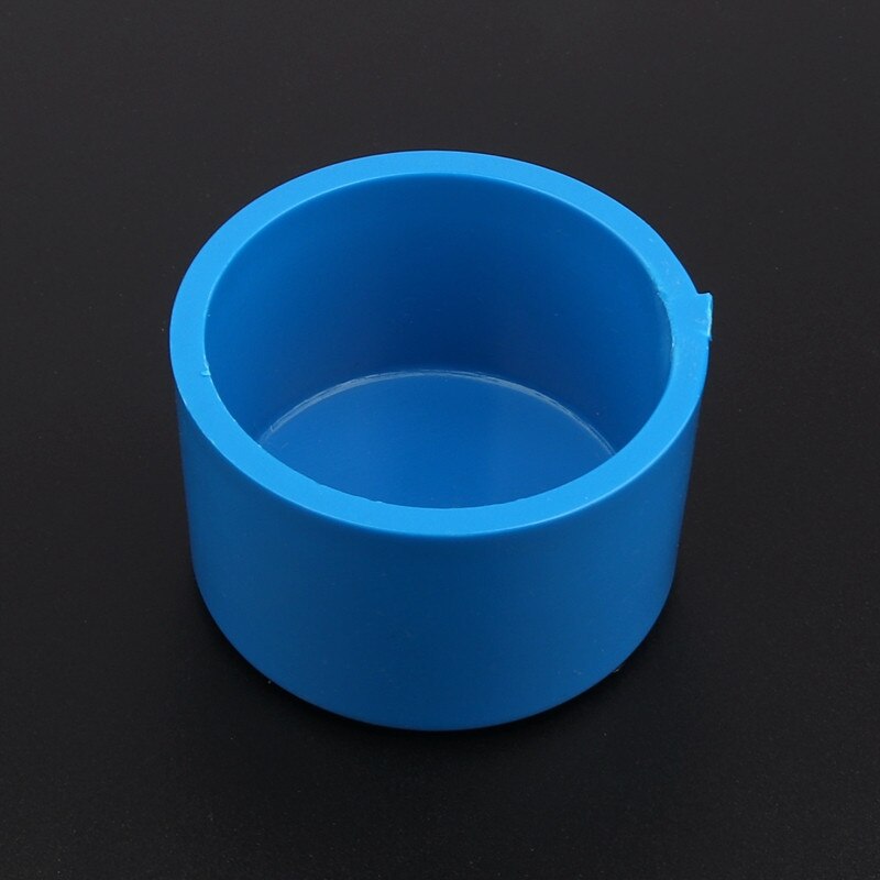 2pcs 50mm PVC Pipe End Cap Garden Water Connectors Aquarium Tank Industrial Water Supply Tube Adapter Drip Irrigation Fittings