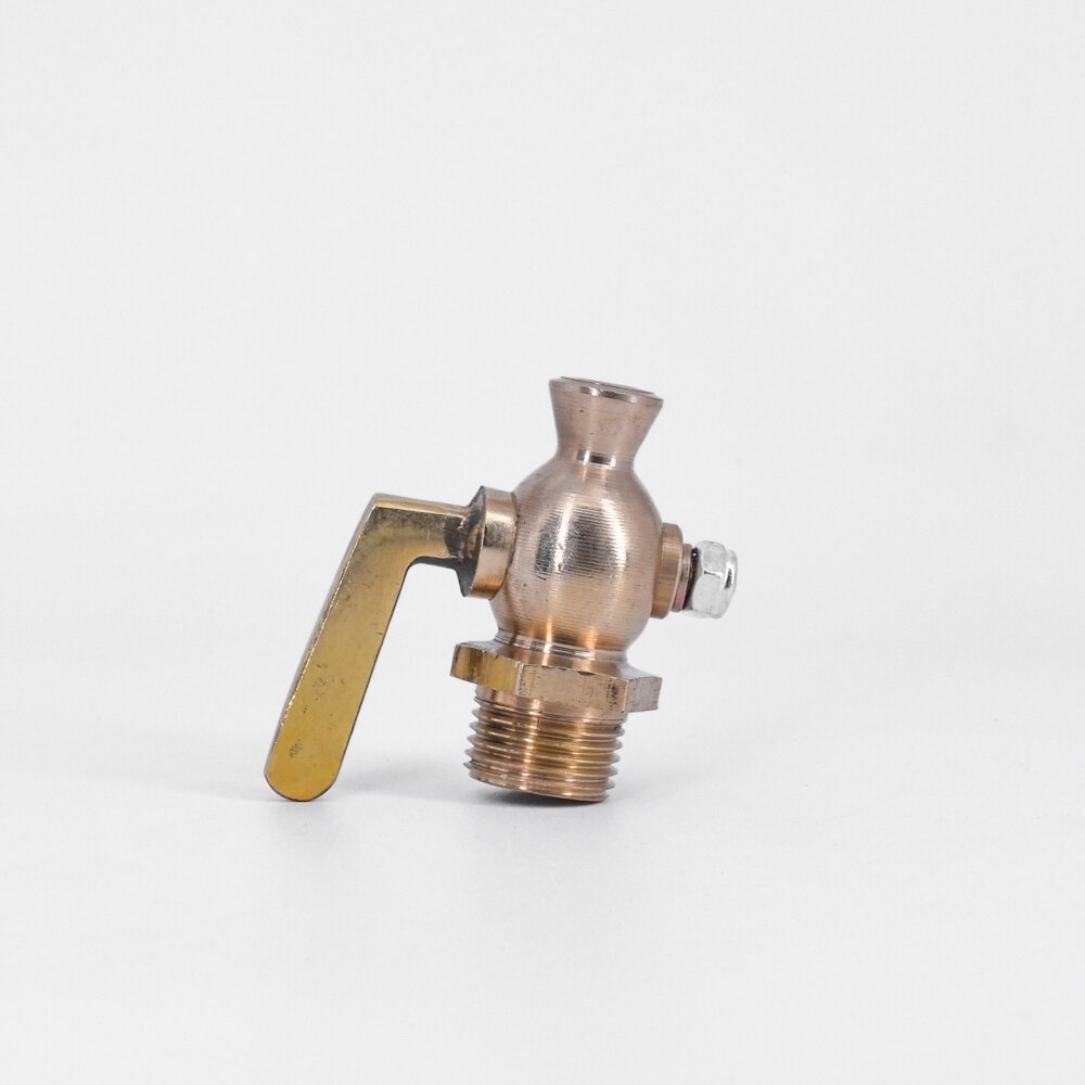 1/4" 3/8" 1/2" 3/4" BSP Male Brass Drain Petcock Shut Off Valve Water Gas Oil