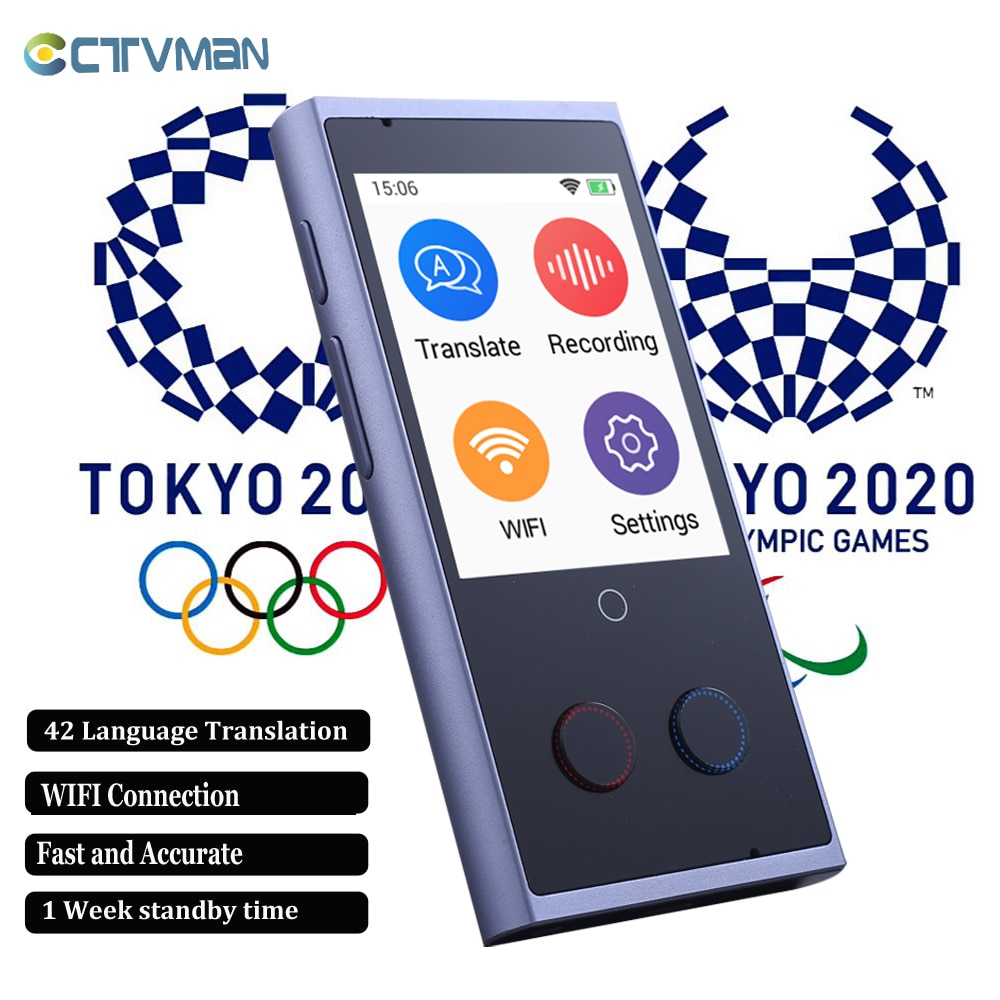 CTVMAN 75 Language Translator Instant Voice Translator Simultaneous Portable Language Translators Smart Russian Language