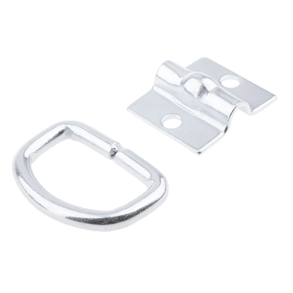 5pcs D Ring Trailer Flatbed Truck Towing Tie Down Chain Moving