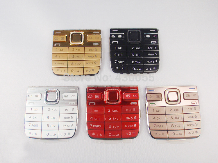 Zwart/Zilver/Wit/Bruin Ymitn Behuizing Home Mian Functie Toetsenborden Toetsenborden Cover Case Voor Nokia E52