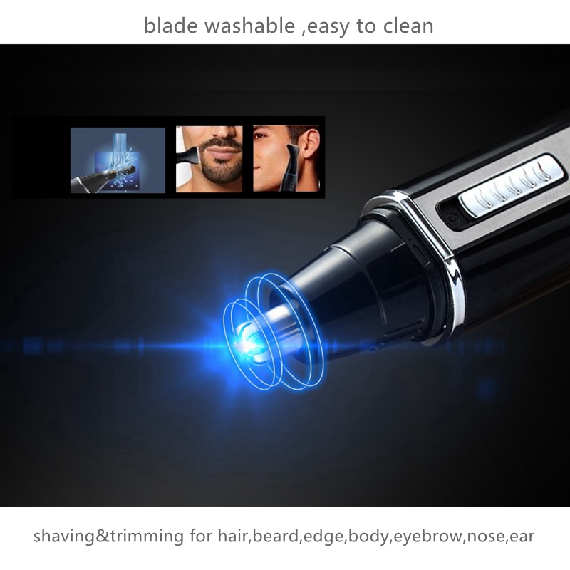 Rechargeable all in one hair trimmer for men electric shaver beard trimmer nose ear eyebrow trimmer for nose