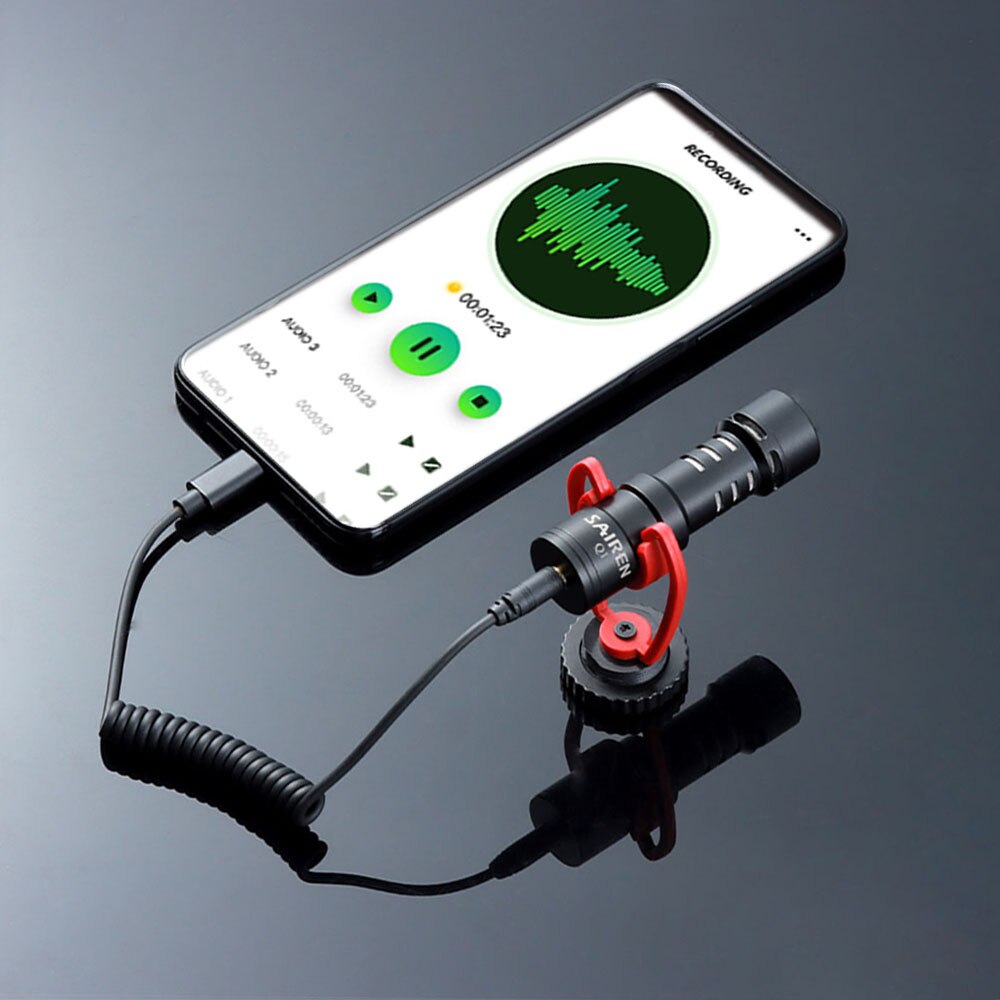Ulanzi 3.5mm TRS to TRRS Splitter Adapter Cable for RODE VideoMicro VideoMic Go BY-MM1 Transfer From Smartphone to Microphone