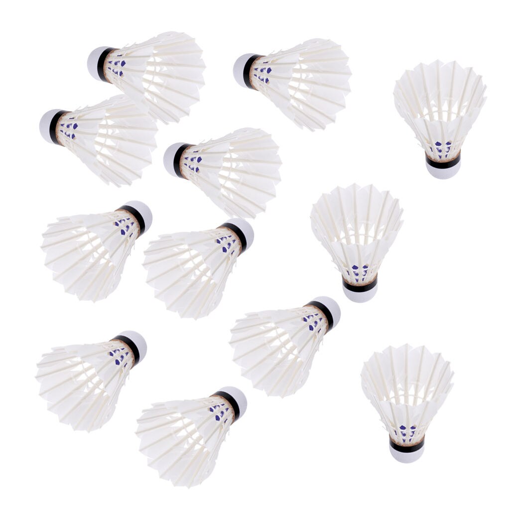 12 Pack Badminton Shuttlecock Badminton Ball for Indoor/Outdoor Activities