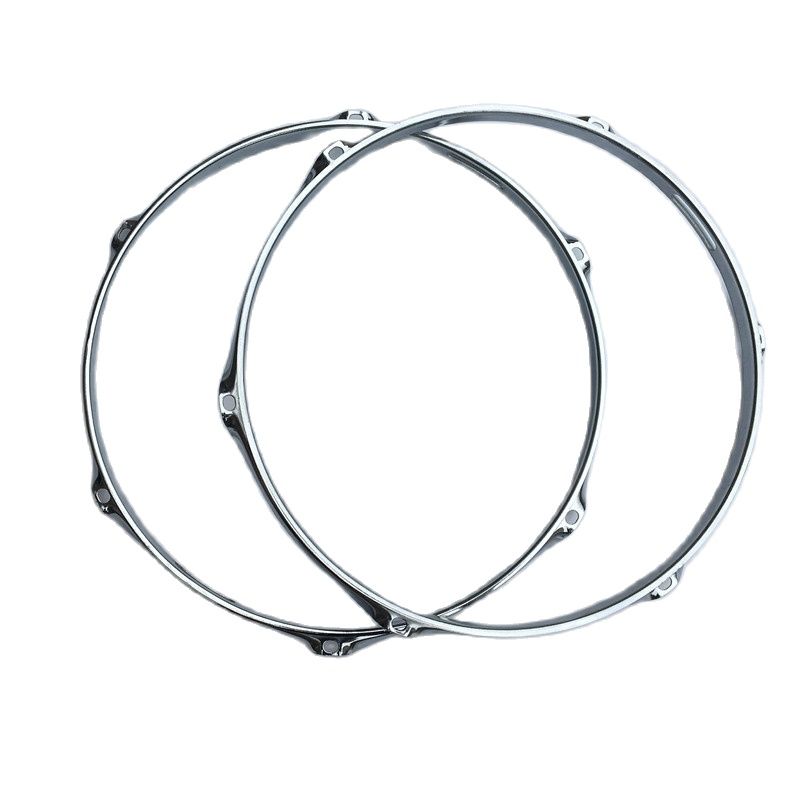 14inch 16inch with 6hole 8hole 10hole drum rim drum hoop 1.2-1.5mm thickness Aluminum Alloy Snare Drum Hoop Ring Rim