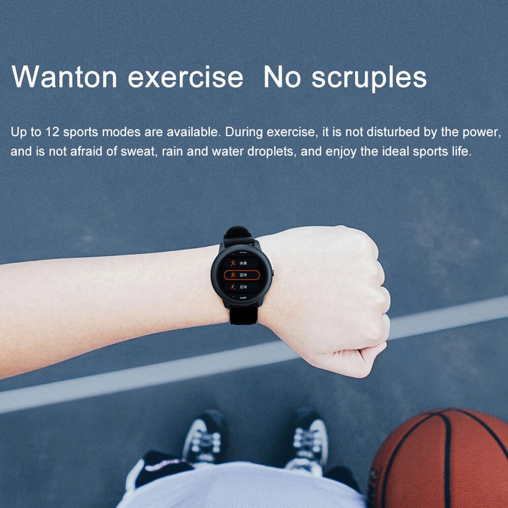 Xiaomi haylou solar smart watch  ip68 vandtæt sport metal rund sag hjerterytme søvn monitor haylou  ls05 til ios android