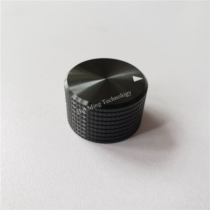 4 stk aluminium knott gitter ananas potensiometer knott 25*15.5*6mm kaps volum knott bryter sølv/svart/rød rørforsterker