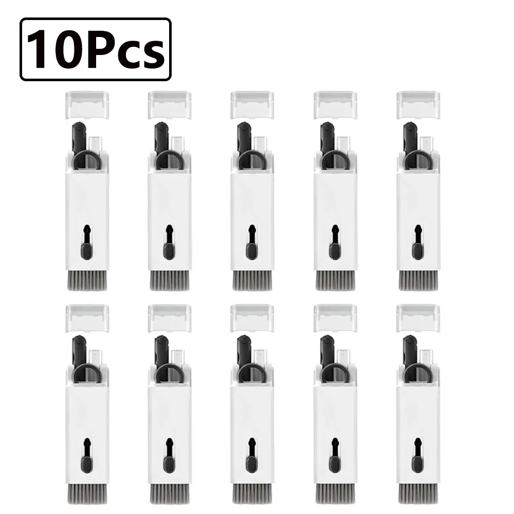 7-in-1 Keyboard Cleaning Kits Airpods Cleaner Headset Cleaner Pen Laptop Screen Cleaning Bluetooth Earphones Cleaning Kit: Navy Blue