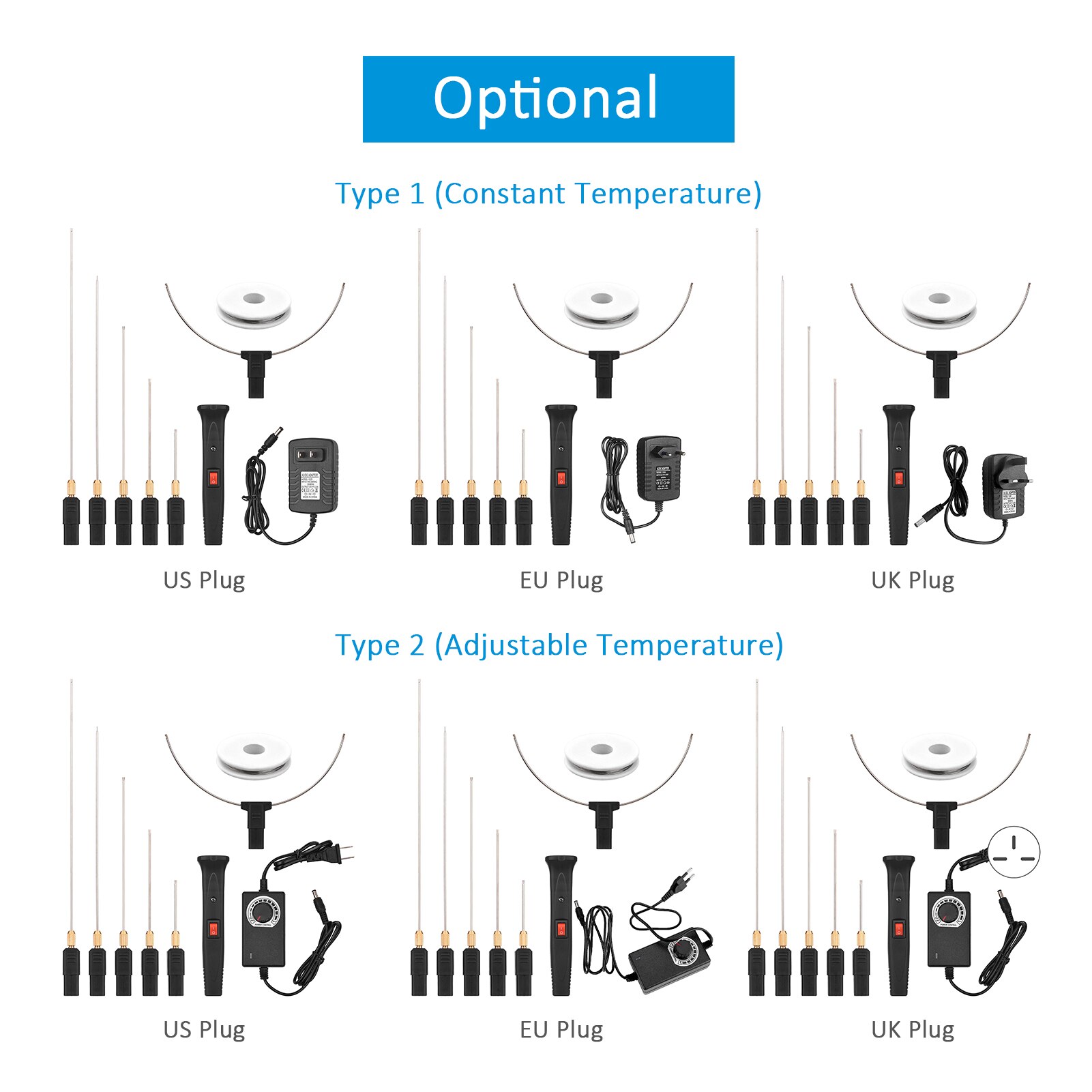 24W Electric Foam Cutter Kit Adjustable Temperature 0-300℃ Foam Cutting Pen Wire Cutter Styrofoam Cutting Tool Engraver
