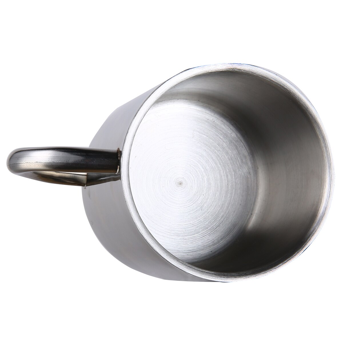 Stainless Steel Double Wall Mug Coffee Tea Water Cup With Handle Multi Metal Gargle Cup Wide Mouth 200ml Portable Durable