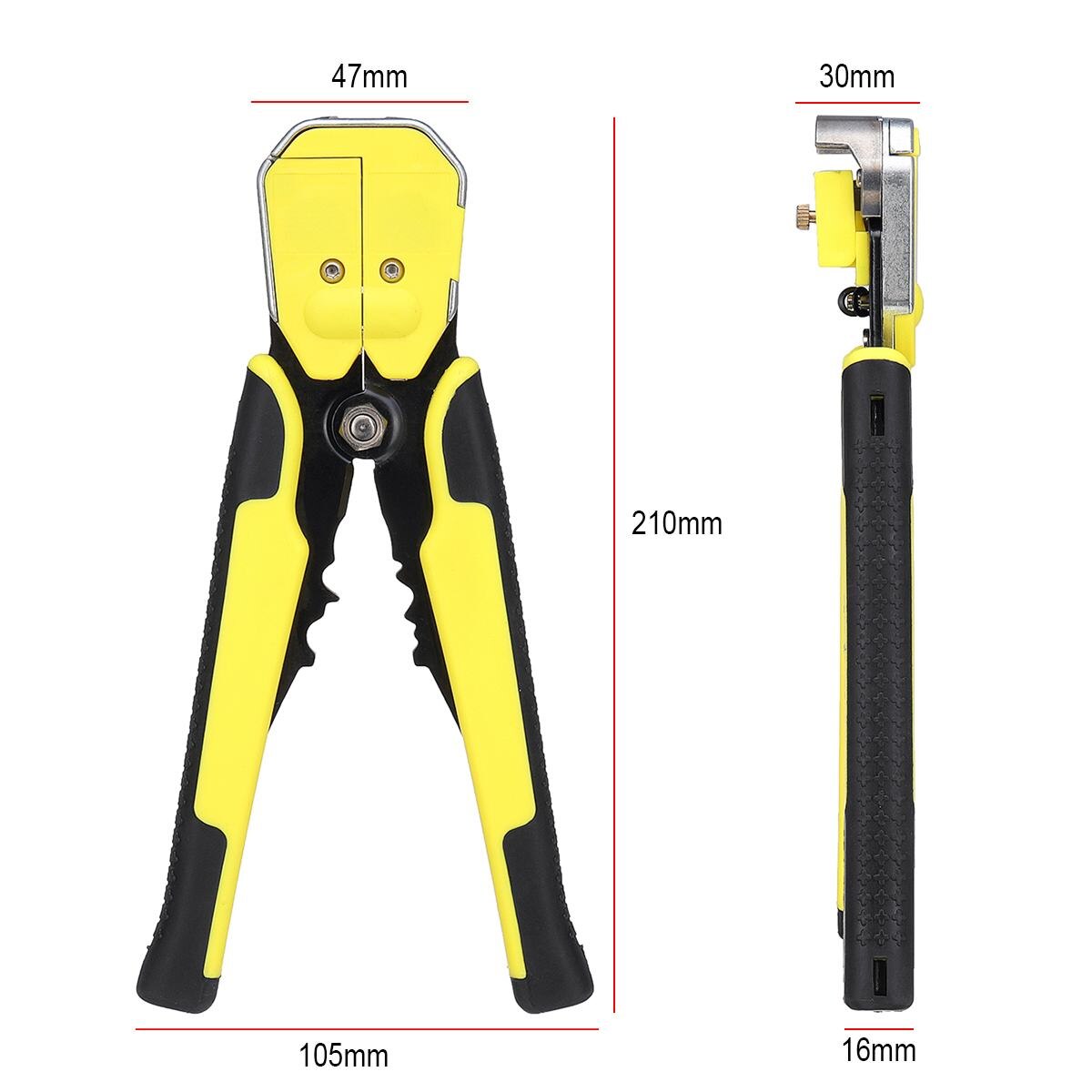 Drillpro Automatische Wire Stripper Crimper Cable Cutter Stripper Gereedschap Krimptang Terminal Tool Voor 0.2-6 Vierkante Mm