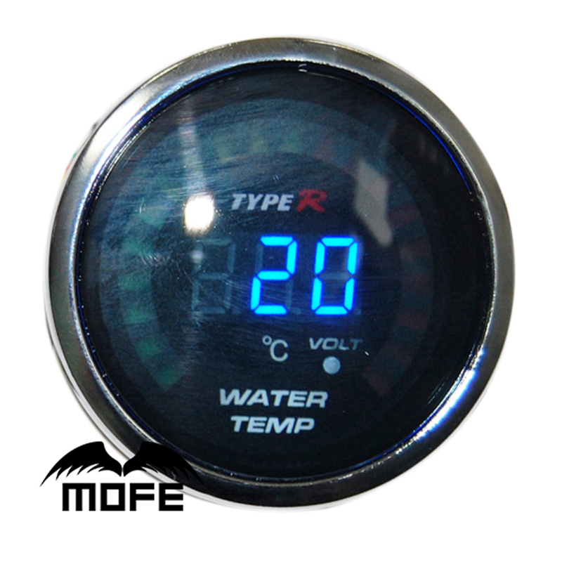 SPECIALE AANBIEDING 52mm 2 "20 LCD Digitale Water Temperatuurmeter Meter Met Stappenmotor + Temp Sensor