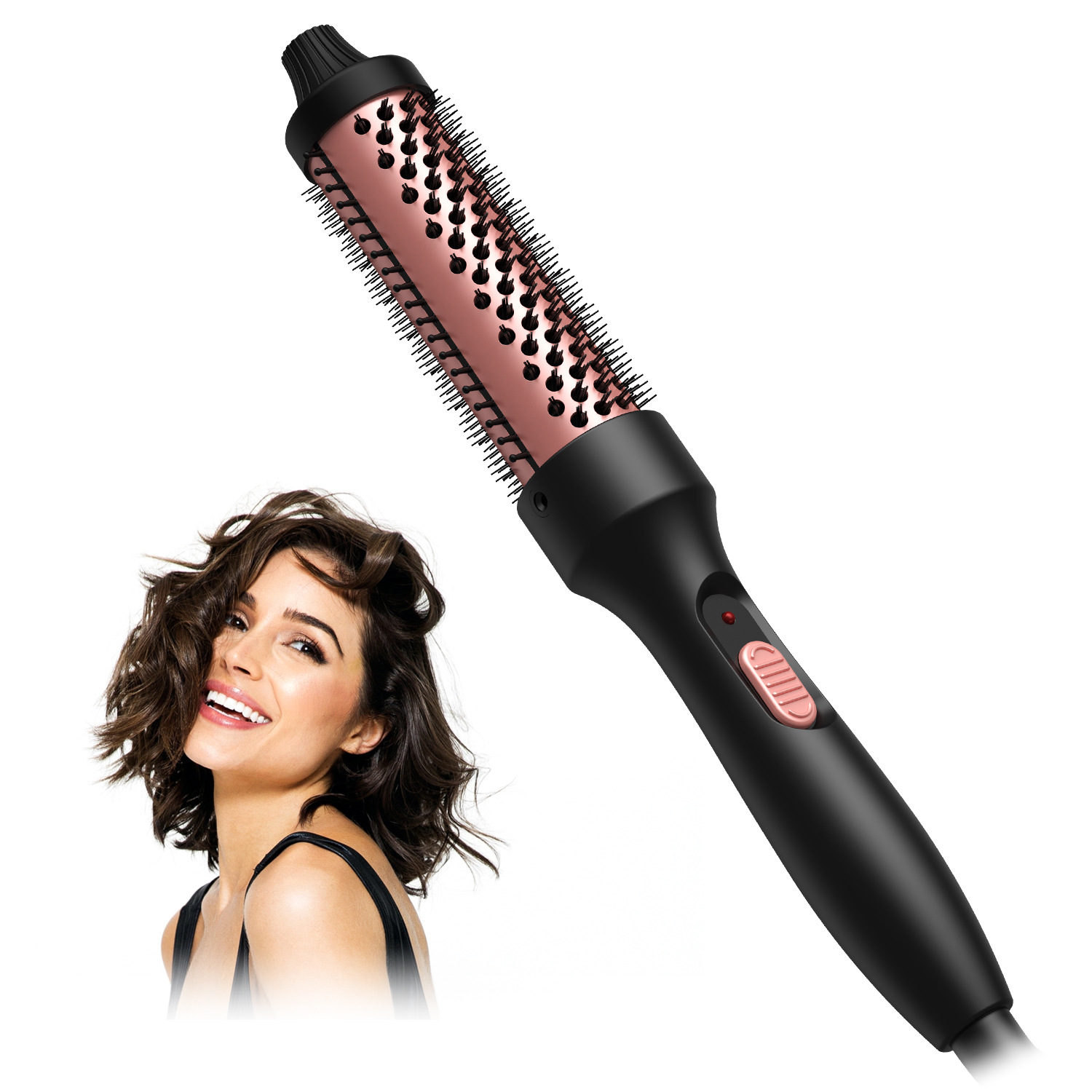 Plancha de pelo 3 en 1, rizador y secador de pelo iónico, calentamiento rápido 30s, peinado rápido, peine soplado en , superventas