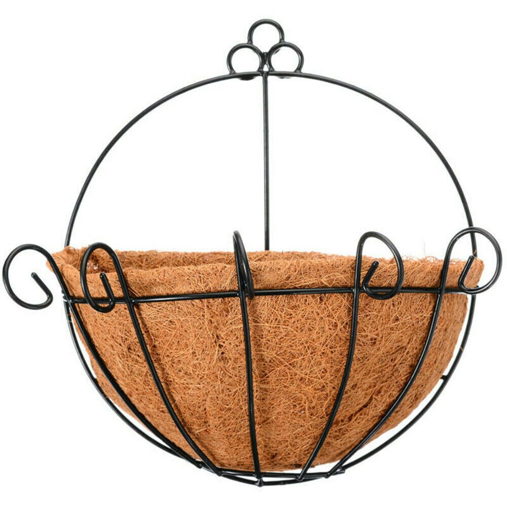 Demi-cercle fleur panier plante Pot support tenture murale maison jardin décoration Garten Pflanze Blume Vase Hangenden Korb