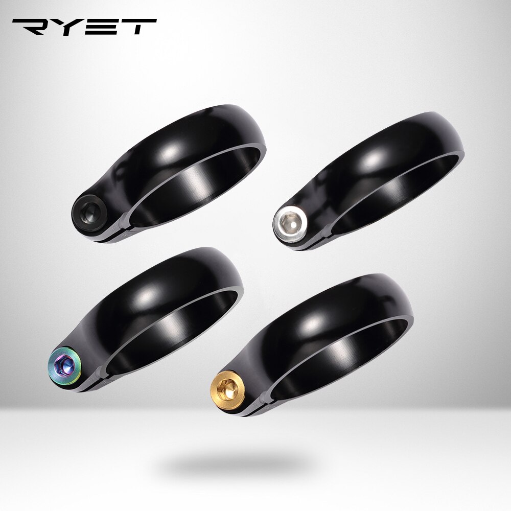 Super let titanium cykel sadelpind klemme cnc legering sadel sadel stolpe klemme til 27.2/30.8/31.6mm cykler sadelpind