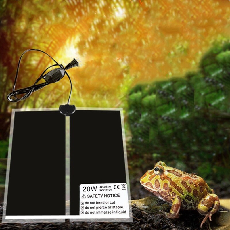 5-28W coussin chauffant réglable contrôleur de température incubateur tapis outils Terrarium Reptiles tapis chauffant produits pour animaux de compagnie
