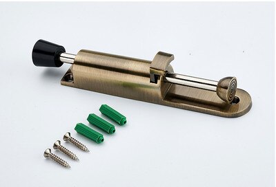 Rolha telescópica de liga de zinco, porta com passagem de mola na porta, batentes de porta para ferragem de casa