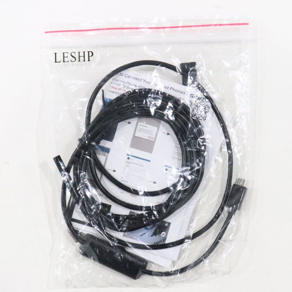 6 Led 5.5Mm Lens Endoscoop Waterdichte Inspectie Borescope Voor Android Focus Camera Lens Usb-kabel Waterdichte Endoscoop