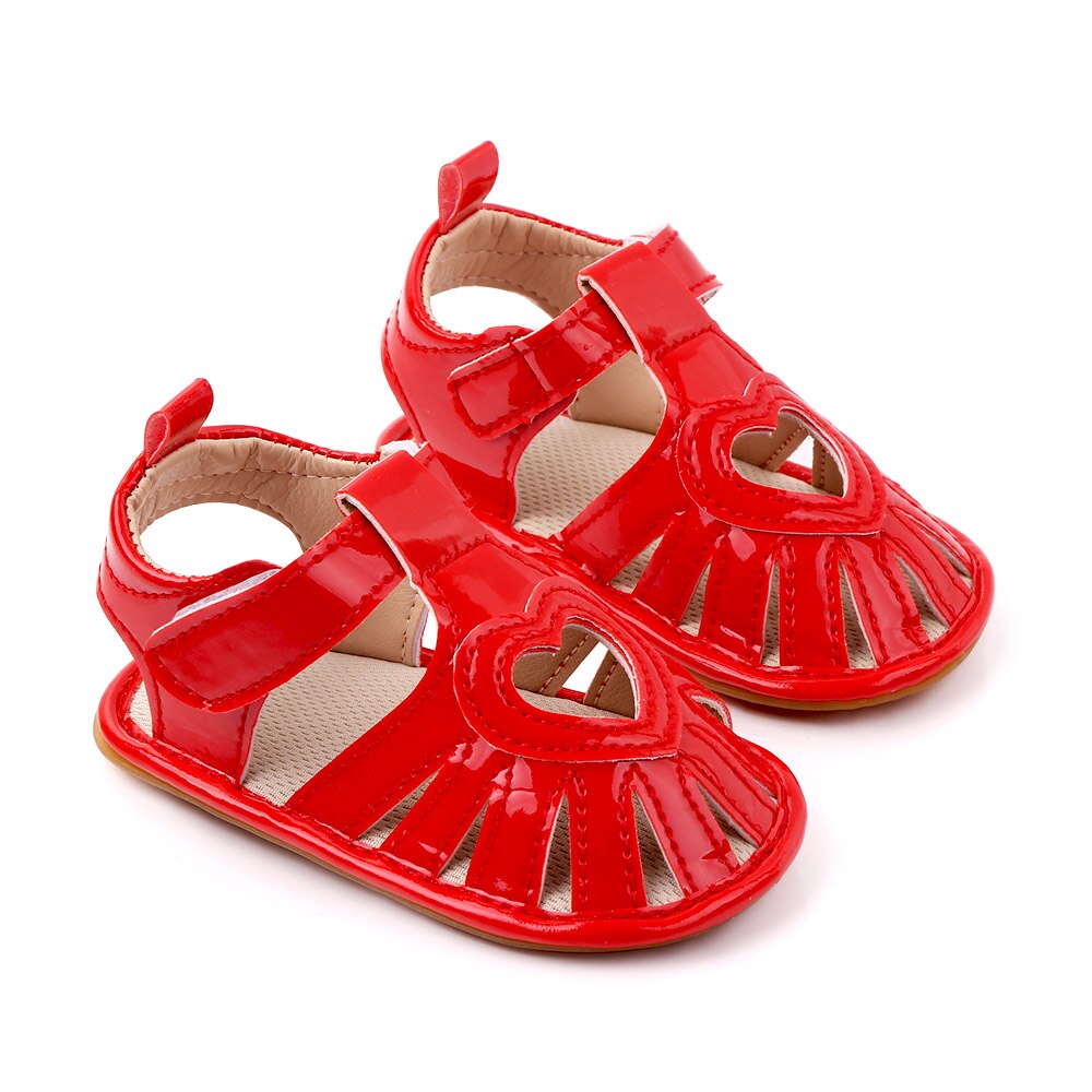 Ademende Baby Sandalen Zomer Baby Meisjes Schoenen Soft Sole Baby Casual Anti-Slip Sandalen Schoenen: Donkergrijs / 0-6 months