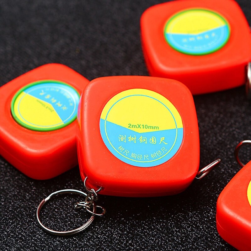 Tree Diameter Tape 2000 Mm Soft Retractable Measuring Tape Gardening Tree Ruler Meter Measuring