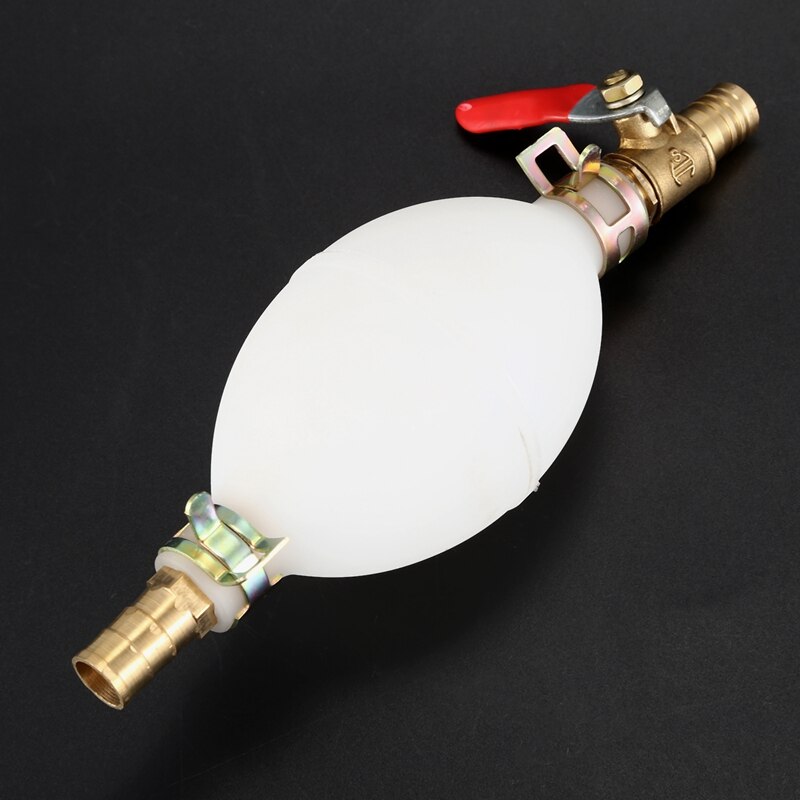 Draagbare, veelgebruikte handbrandstofpomp, benzine sifon slang, gasolie water brandstof overdracht sifon pomp, brandstof overdracht pomp met 1 duur