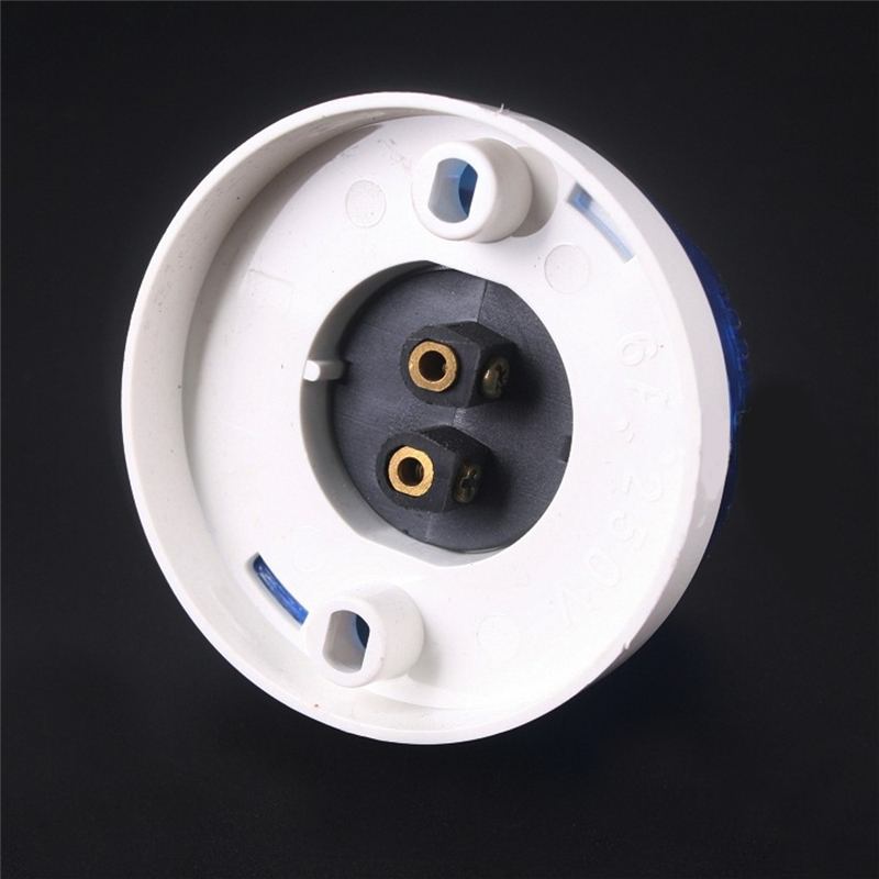 Blue Shell Flat Fixed B22 LED Lamp Holder Bayonet Light Bulb Adapter Socket AC250V for Ceiling Lamps Lantern Accessory