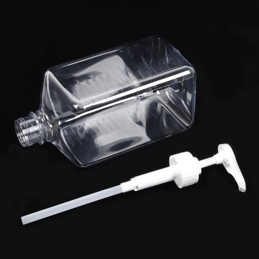 1600ml Syrup Pump Bottles Simple Press Pump Bottles Empty Syrup Ketchup Sauces Condiment Containers Squeeze Bottle