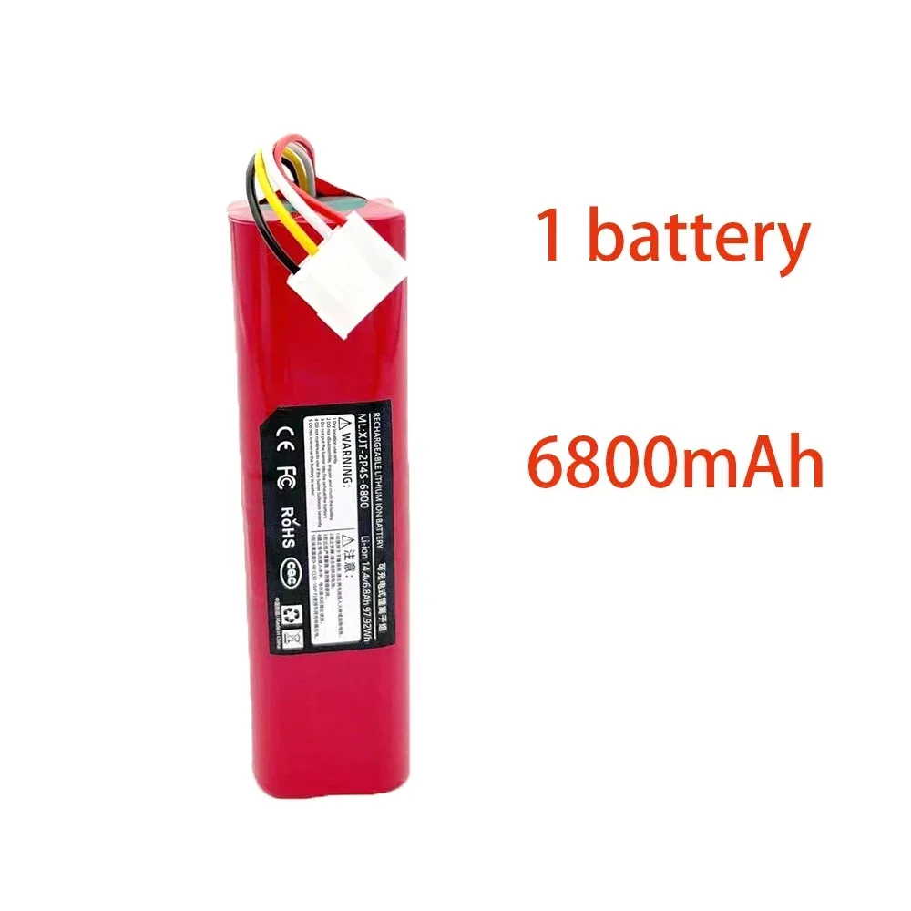 100% INR18650 SUN-INTE-278-4S2P Battery For Trifo MAX-P MAX-S Robot Intelligent Cleaner, 14.4V, 6800mAh: green