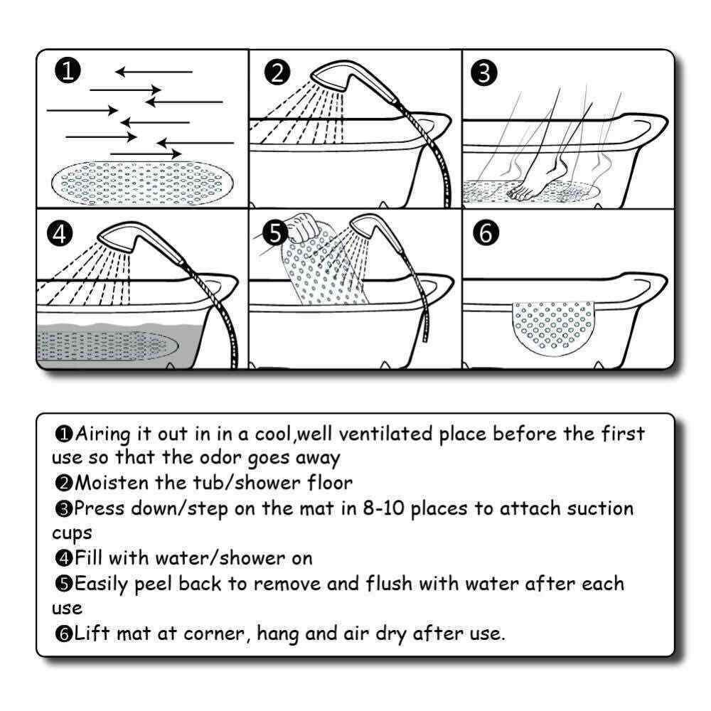 Cartoon Toilet Anti-Slip Bath Mat Foot Mat Bathtub Children Shower Mats With Sucke Pvc Bathroom Mat