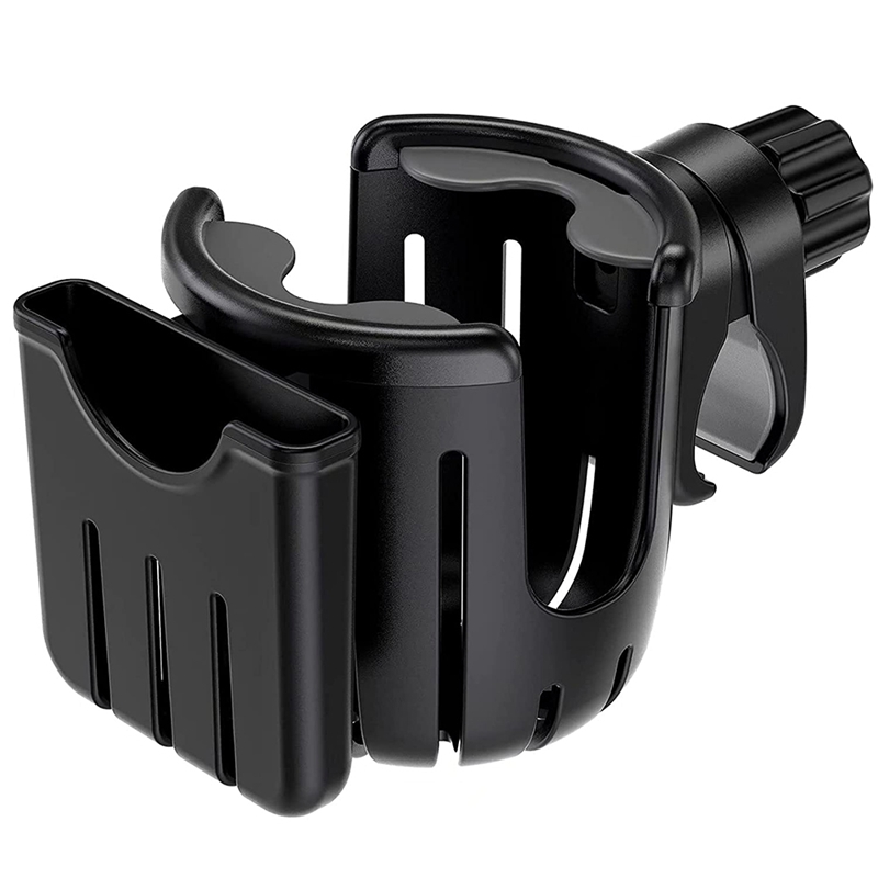2 in 1 bekerhouder en telefoonhouder voor aan de kinderwagen of fiets - accessoires