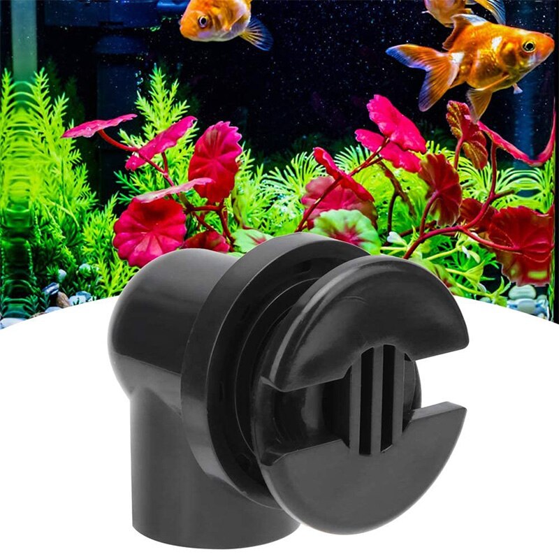 Fish Tank Drainage Connector PVC Aquarium Water Pipe Joint Curved Tube Connector Pollution Discharge Connector Fish Tank Accesso