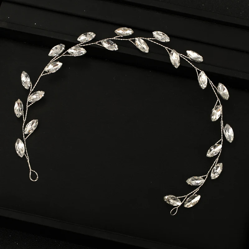 Tiaras de novia de Color plateado para mujer, diademas hechas a mano, joyería de cristal más barata para el cabello, tocado para niñas, tocado,
