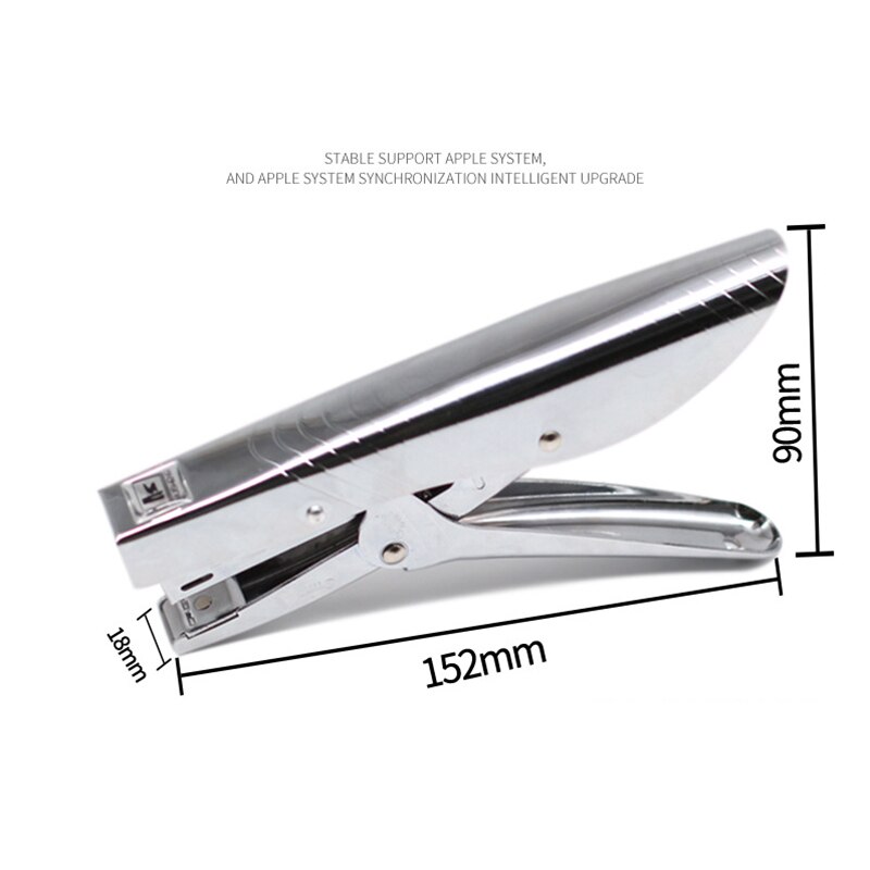 Metal Stapler 20 Sheet Paper Stapler Stationery Office Hand Plier Stapler Binding Machine Mini Stationery Supplies Set