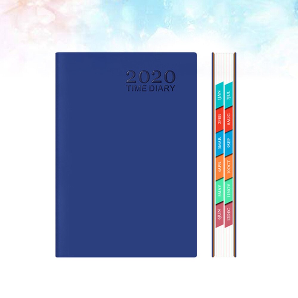 Exquisite A5 Planner Efficiency Agenda Schedule Notebooks Diary Stationery for Home School Office (Orange): Picture 5