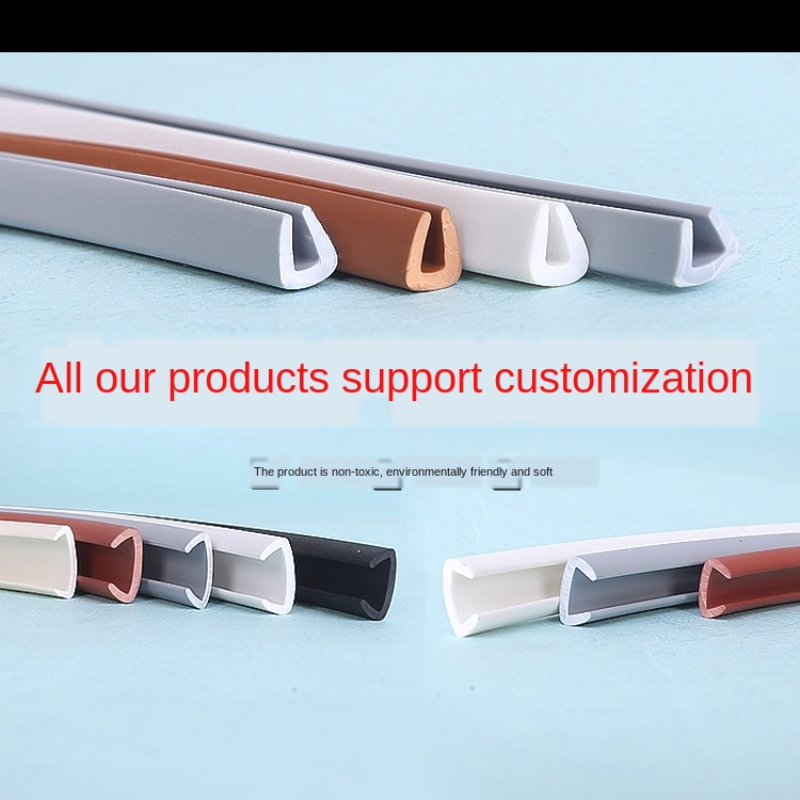 Banda en U para bordes de muebles, banda de borde de PVC suave de 3MM, 5MM, 9MM, 10MM, 12MM, 14MM, 16MM, 18MM-50MM, blanco, Beige, gris, Negro, Rojo