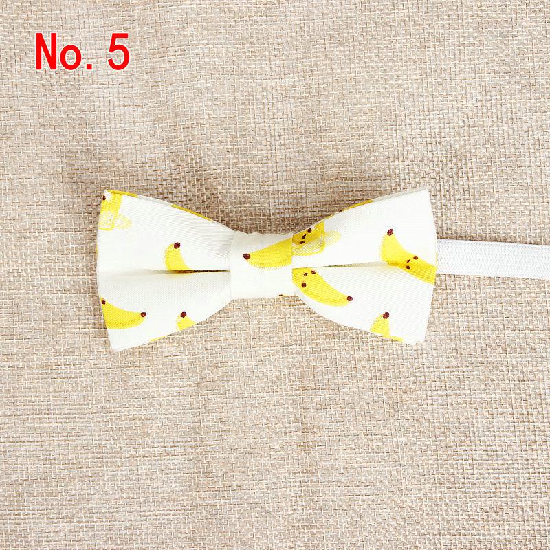 Pajarita clásica para bebé y Chico, pajarita para niño, esmoquin, pajarita con estampado de limones Lazo, corbata informal de mariposa: 5