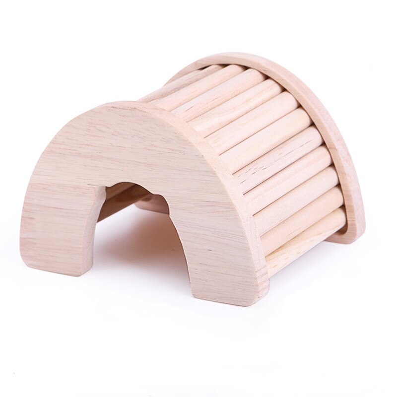 Wooden Hamster Multi-room Hamster Maze Toy Hamster Cage Landscaping Supplies Hamster Shelter Hamster Accessories Hamster Nest