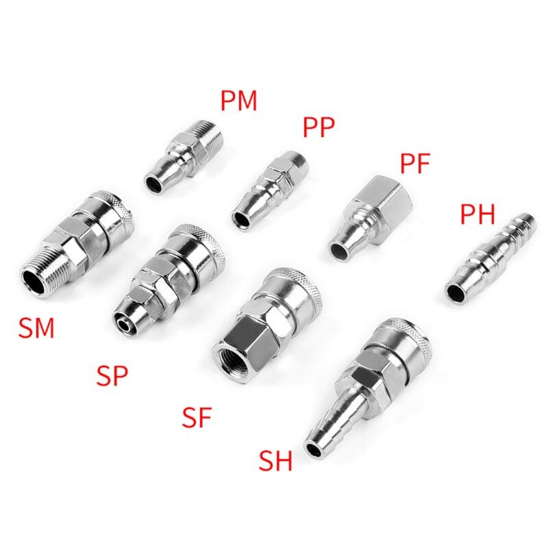 Pneumatic fittings Air Compressor Hose Quick Coupler Plug Socket Connector SP20 667B