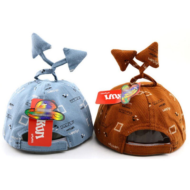 Baby Cap Cartoon Printting Cotton Hats Casual Visors For Toddler Boy Girls Spring Autumn Winter Headwear