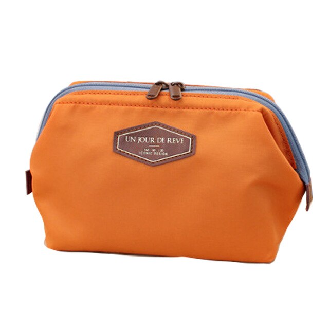 Multi-funktion kosmetik tasche reisetasche Neceser kosmetische fall portable storage tasche reise waren tasche: orange