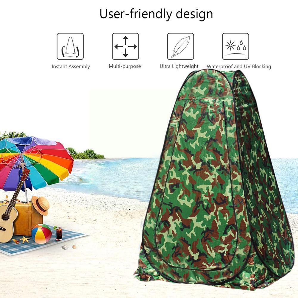 Outdoor Shower Toilet Shelter Privacy Camping Beach Shelter Tent Camping High Equipment Waterproof Tent Portabl R8g0