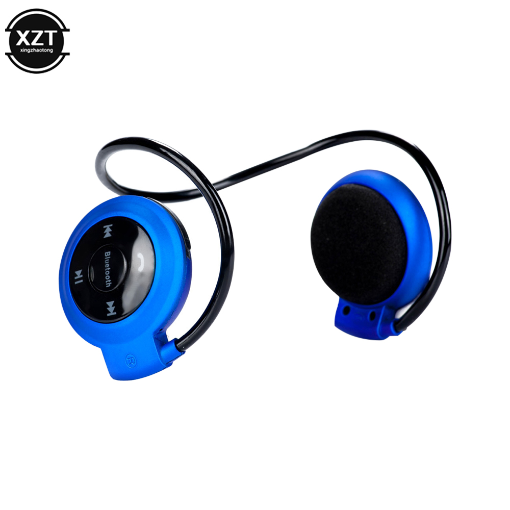 Mini bezprzewodowe słuchawki Bluetooth Stereofoniczne słuchawki sportowe Odtwarzacz muzyczny Słuchawki na kartę SD z mikrofonem Wodoodporne