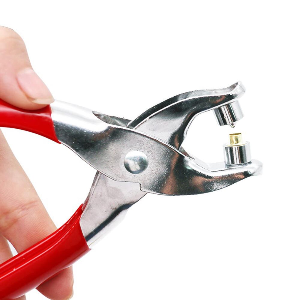 Scrapbook Fabric Eyelet Punch Pliers Leather Canvas Hole Puncher Accessories Supplies DIY Manual Tools Kit