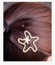 1 stk feline hårnåle kid pige snap pins farve metal barrettes baby børn kvinder styling tilbehør: H
