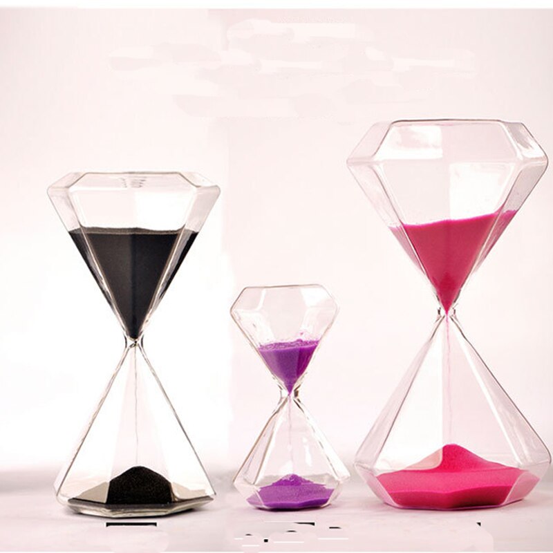 Grand 30 Minutes diamant sablier salon ameublement saint valentin sablier minuterie décoration ornements
